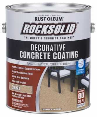 Rocksolid Sahara Concrete Coating Gallon – Durable Decorative Finish