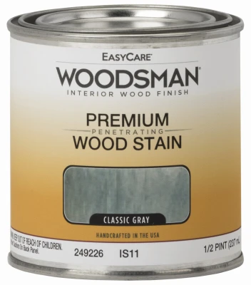 Woodsman Classic Gray Oil-based Interior Wood Stain - 1/2 Pint