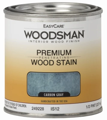 Woodsman Carbon Gray Oil-based Interior Wood Stain - Half Pint