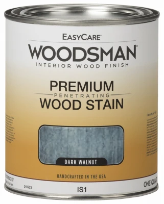 Woodsman Interior Stain, Oil Base, Dark Walnut, Qt.