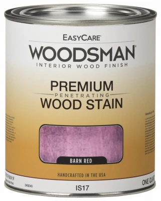 Woodsman Oil Base Interior Stain, Barn Red, Quart Size