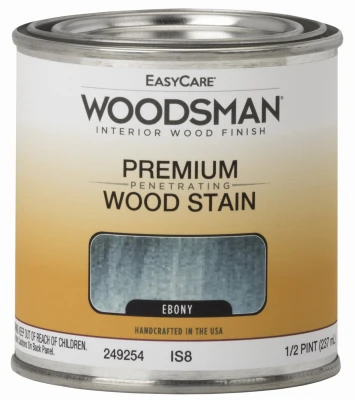 Woodsman Ebony Oil-based Interior Wood Stain - 1/2 Pint