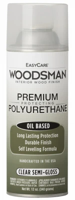 Woodsman Fast-dry Oil-based Semi-gloss Wood Varnish Spray 12 Oz