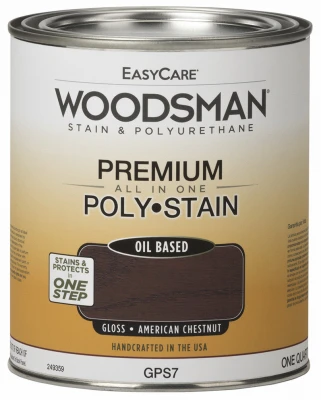 Woodsman 1 Qt Oil-based Glossy Stain In American Chestnut