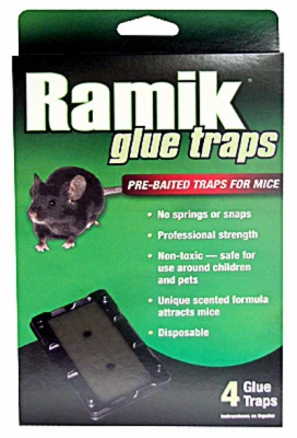 4-pack Premium Mouse Glue Boards For Effective Pest Control