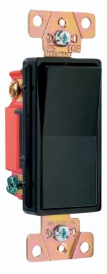 Pass & Seymour 20-amps 3-way Decorator Switch In Black - Model 2623bkcc6