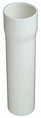 1.5" Od X 8" Plastic Kitchen Drain Solvent Weld Extension Tube