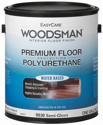 Woodsman Varnish & Floor Finish, Water-base Semi-gloss, Gallon
