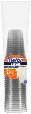 Deluxe 18 Oz Clear Cups - Pack Of 28