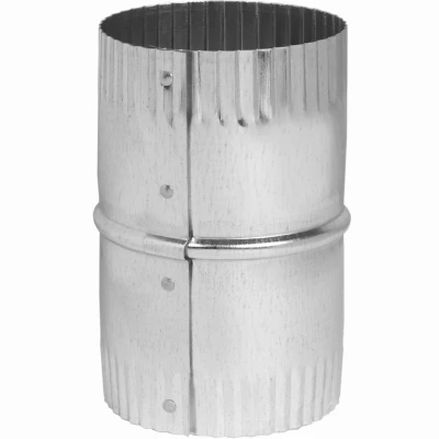 6" Galvanized Steel Round Hvac Duct Connector With Crimped Ends
