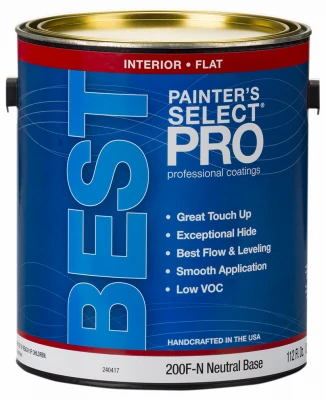 Pro Best Interior Flat Latex Paint Neutral Base - 1 Gallon