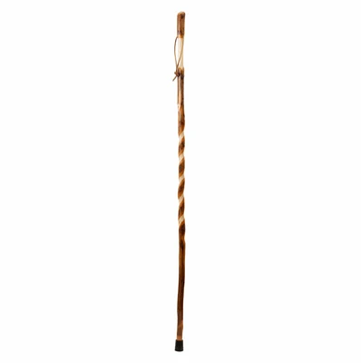 48-inch Twisted Hickory Walking Stick For Reliable Support