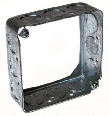 1.5 Inch Steel Electrical Box Extension Ring – 4 Inch Square