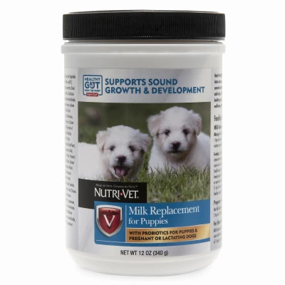 Nutri-vet 12oz Puppy Milk Replacement Powder For Newborns