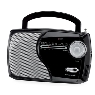Compact Portable Noaa Weather & Am/fm Radio With Emergency Alerts