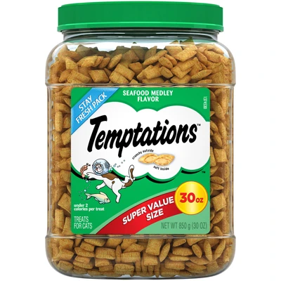 Seafood Medley Cat Treats - 30 Oz Resealable Bag