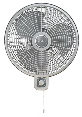 16-inch Oscillating Wall Mount Fan With Adjustable Speeds