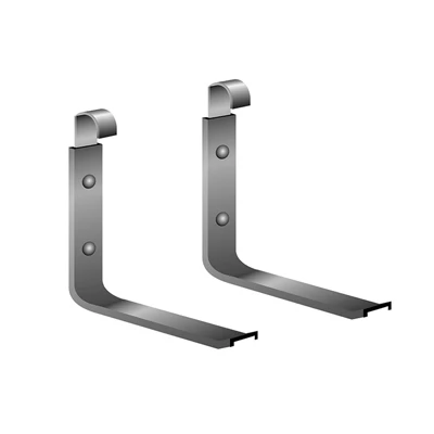Wall-mount Plant Bracket, Black Aluminum, Model 89059gt