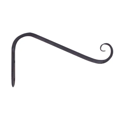 5-inch Black Angled Hanging Plant Hook