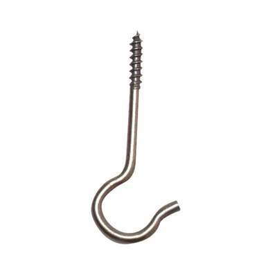 Antique Brass Ceiling Plant Hooks 5-pack – 2.6 X 0.7 Inch