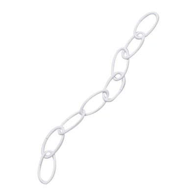 36-inch White Hanging Plant Extender Chain For Versatile Gardening