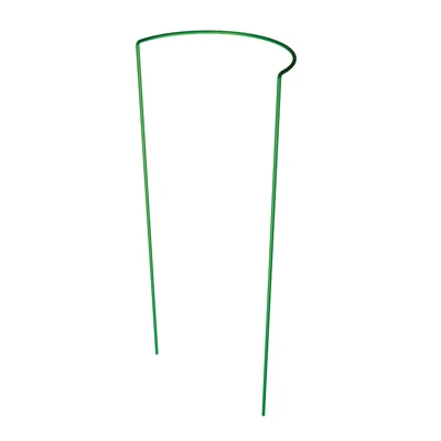 Green Steel 16x40in Half-round Plant Support Frame