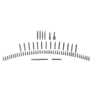 66-piece Screwdriver Bit Set With Magnetic Nut Setters And Drive Guide