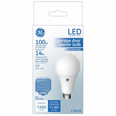 Led Relax Light Bulb A19 Garage Frosted Soft White 1490 Lumens 14 Watt