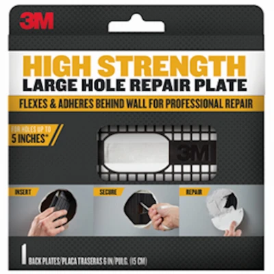 High Strength Repair Plate 4-pack For Durable Wall Fixes