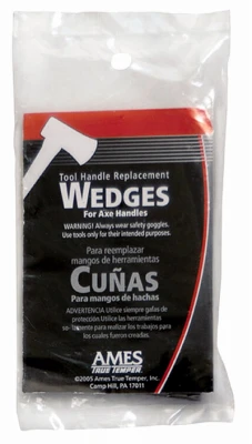 Heavy-duty Axe Wedge Kit With Steel And Wood Components For Secure Handle Fixing