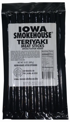 Teriyaki Meat Sticks, 16 Oz - Savory Snack
