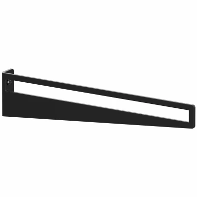 Pittsburgh Style Black Decorative Shelf Bracket – 8 Inch