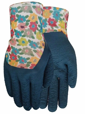 Ez Grip Women's Medium Garden Gloves With Textured Rubber Palm Coating