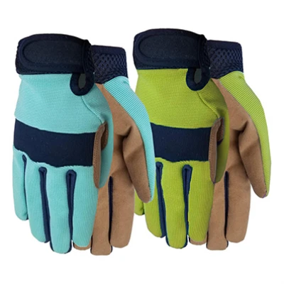 Midwest Quality Pu Coated Palm Garden Gloves For Women, Medium Size, Model 150m2-m