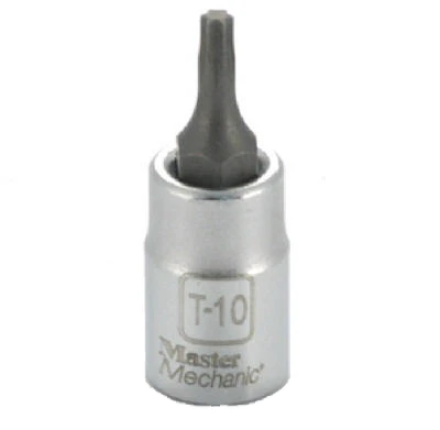 Precision T-10 Torx Bit Socket With 1/4" Drive – Master Mechanic