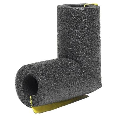 1-inch Gray Polyethylene Foam Elbow Pipe Insulation For Copper Pipes