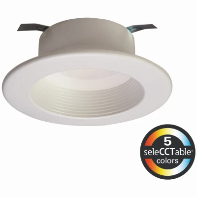 Rl4 Series Sleek White Led Recessed Light - 4 Inch