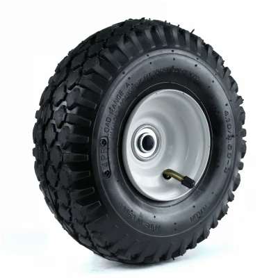 10" Stud Tread Hand Truck Wheel With Offset Hub