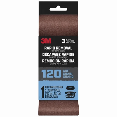 120 Grit 3" X 18" Durable Power Sanding Belt