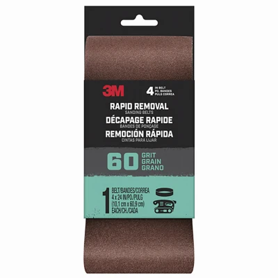 60 Grit Power Sanding Belt 4x24 Inch For Portable Tools