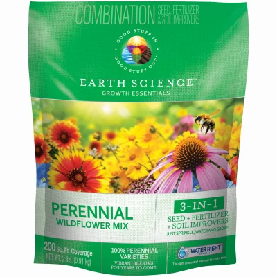 Growth Essentials 2 Lb. Perennial Wildflower Mix - Covers 200 Sq. Ft.