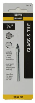 1/4 X 2-1/4-inch Glass & Tile Carbide Tipped Drill Bit