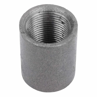 1" Black Steel Merchant Coupling For Gas And Plumbing Systems