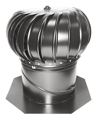 12" Aluminum Turbine Roof Vent - Weatherproof & Durable Ventilation