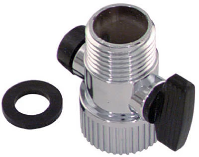 Shower Flow Control Valve, Chrome, 1/2-inch Female To Male Pipe Thread