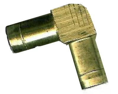 Brass Hose Barb Elbow, 1/4 Inch Id, Model 57065-04