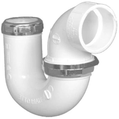 1.5 Inch Pvc Schedule 40 Dwv P-trap - Los Angeles Pattern
