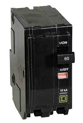 Qo 60a Double-pole Circuit Breaker For Home Panels
