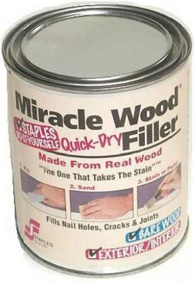 Miracle Wood Filler – Fast-drying, Durable Interior & Exterior Repair