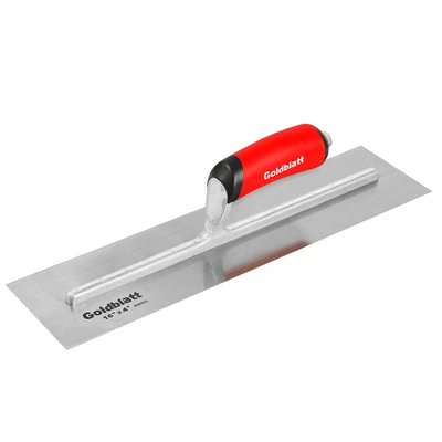 16-inch High Carbon Steel Flat Finish Trowel For Concrete & Masonry